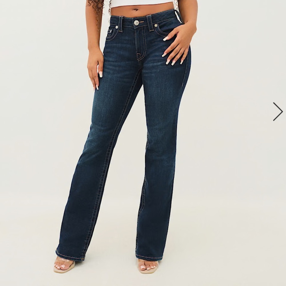brand new dark wash true religion denim jeans - Picture 2 of 8